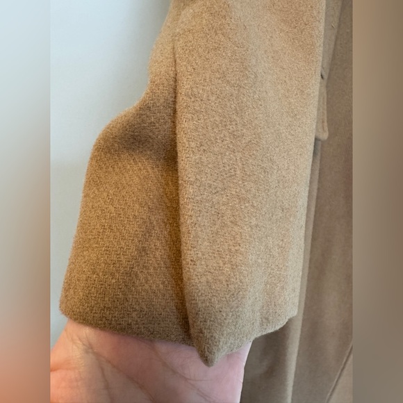 Michael Kors Tan Wool Trench Coat - Picture 4 of 6